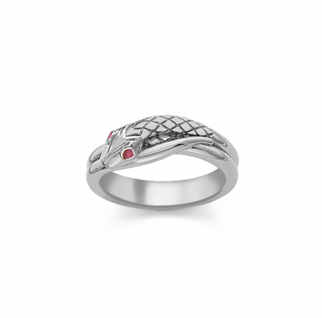Ruby Kew Snake Statement Ring